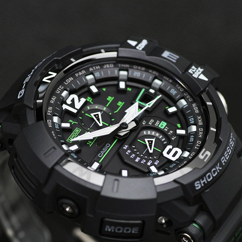 卡西欧(casio)手表 航空飞行运动男手表gw-a1100 gw-a1100-1a3pr