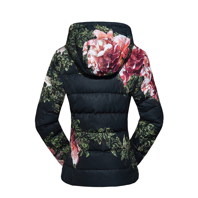 fila斐乐annasui2015冬季新款女上装修身蔷薇羽绒服上衣外套|26546940