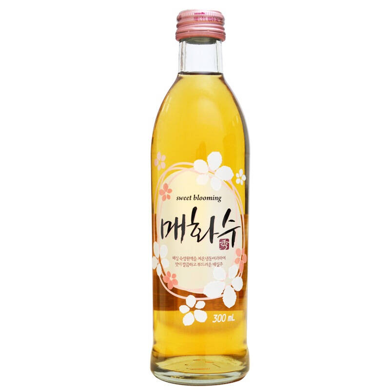 真露(jinro)梅酒 韩国进口14°梅花秀酒(果子酒)300ml【图片 价格