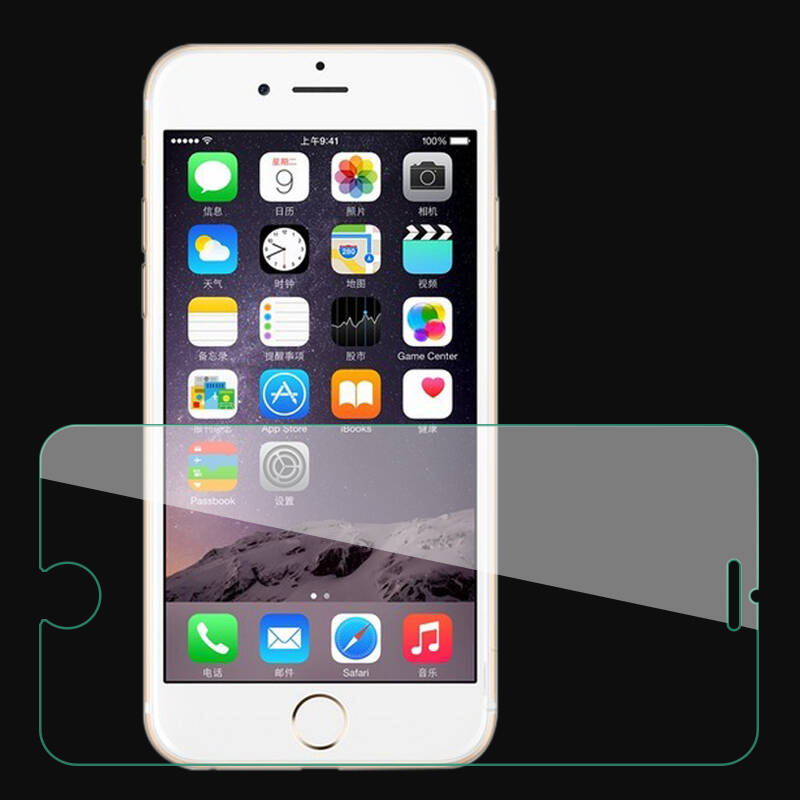 yilifei 手机弧边钢化玻璃屏幕保护贴膜 适用于苹果iphone6/6plus 5.