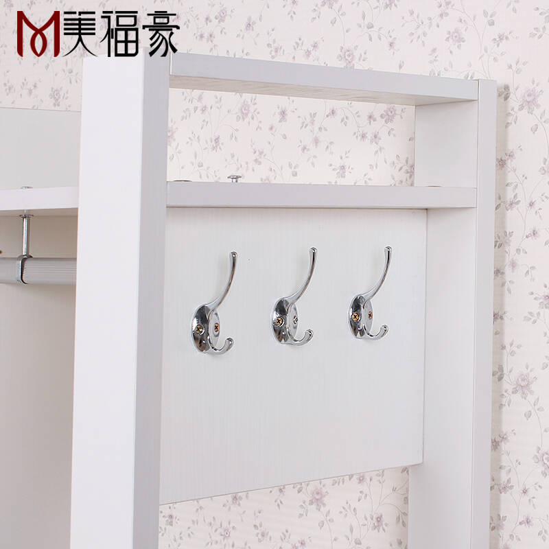 美福豪 特价多功能门厅柜 推拉门鞋柜穿衣镜隔断玄关柜衣帽挂衣架