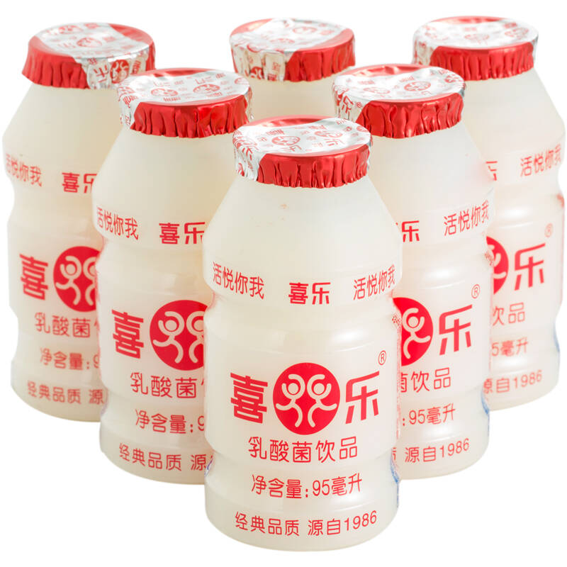 喜乐 乳酸菌饮品1箱 95ml*64瓶