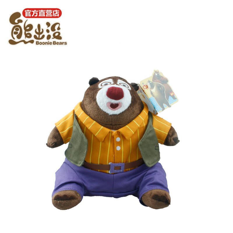 正品独家熊出没(boonic bears)q熊大熊二伐木公仔可爱