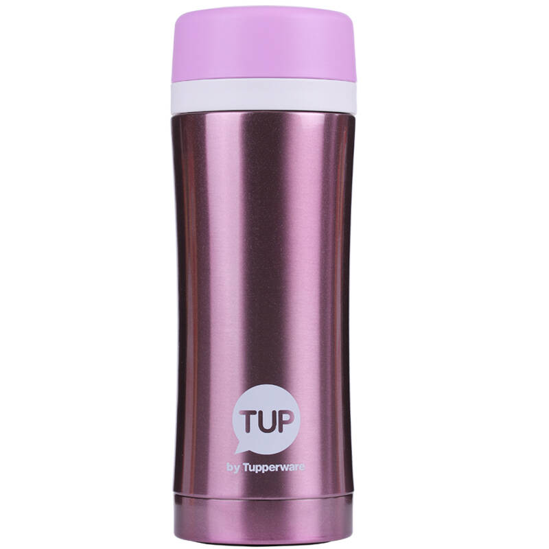 特百惠(tupperware)保温杯 茶韵保温杯 420ml(水晶紫)