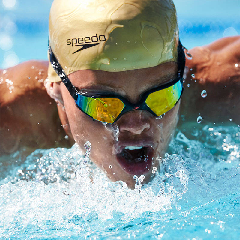 速比涛(speedo)高科技电镀膜泳镜 防雾防水游泳镜 大框游泳眼镜 男女