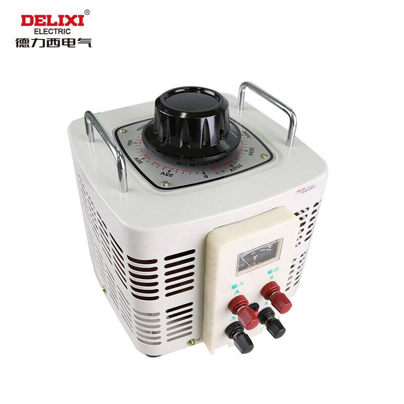 德力西电气相调压器 交流调压器220v输入 大功率可调电源电压调节器
