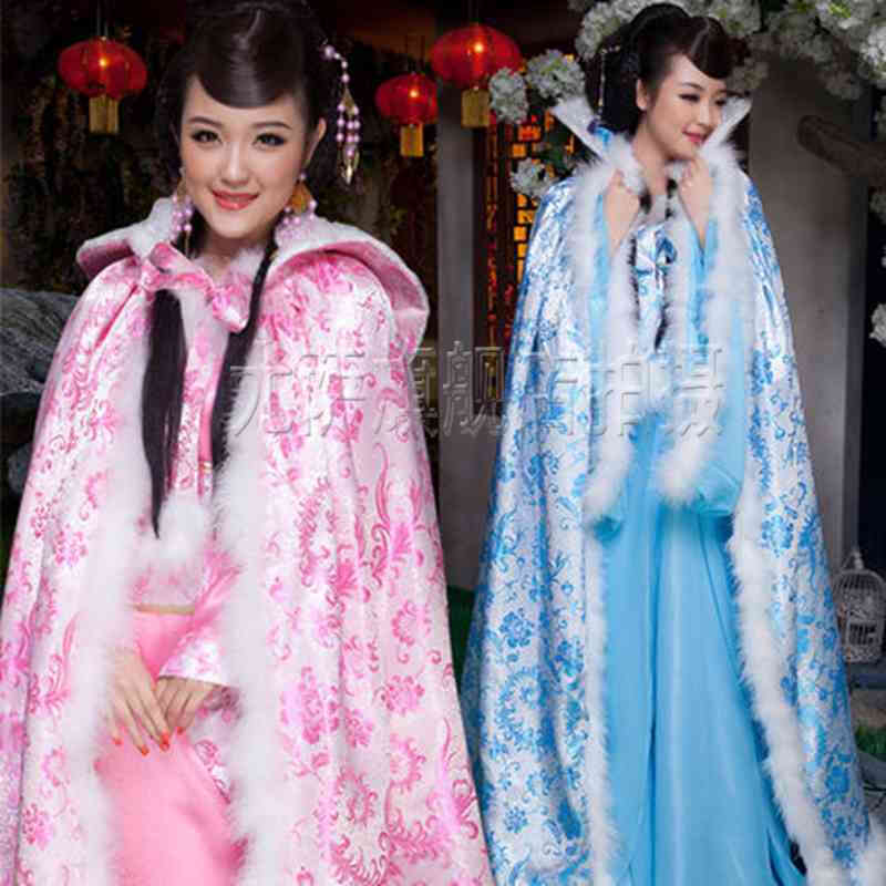 古装女 古代斗篷 披风斗篷图片