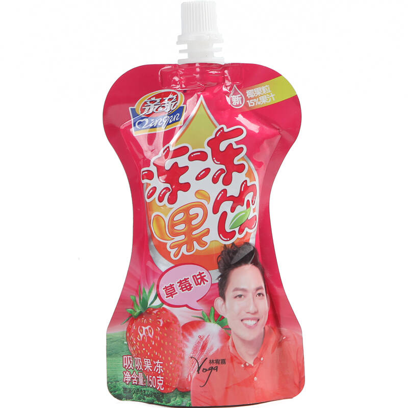 亲亲吸吸果冻(草莓味)150g