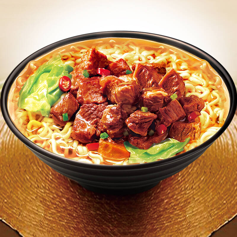 【京东超市】今麦郎 方便面 一桶半红烧牛肉面 整箱装