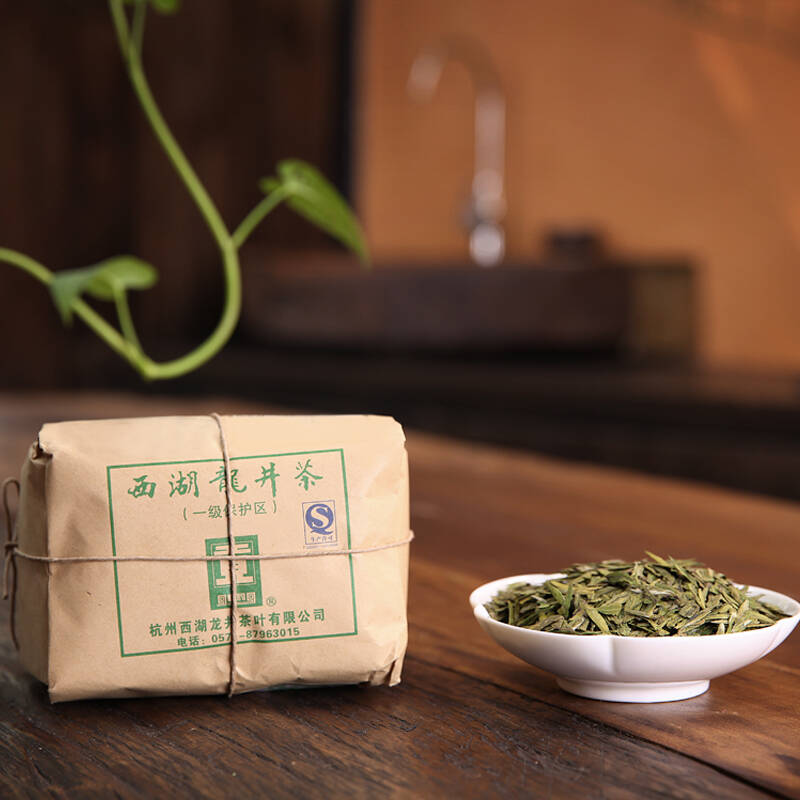 贡牌 绿茶茶叶 贡牌西湖龙井明前精品级龙井茶 250g传统纸包