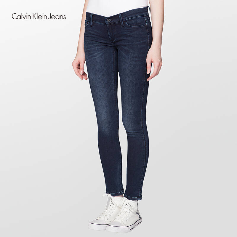 calvin klein jeans/ck 女士紧身牛仔裤4bfa710 515-蓝色 26码
