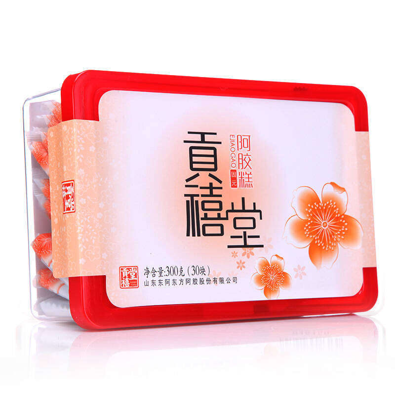 山东东阿贡禧堂古法红枣阿胶糕(固元)300g