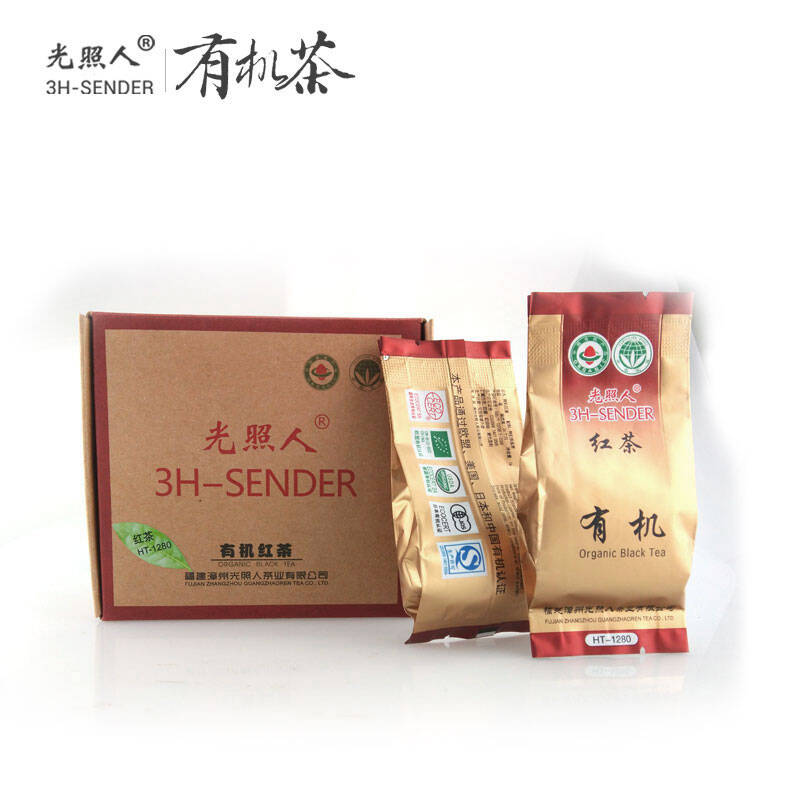 光照人有机红茶 有机茶叶盒装60g