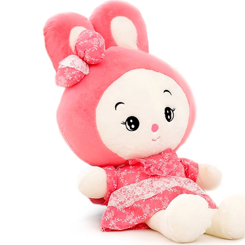 可爱小兔子宝宝创意毛绒玩具兔子公仔布娃娃玩偶生日礼物女生 圣诞