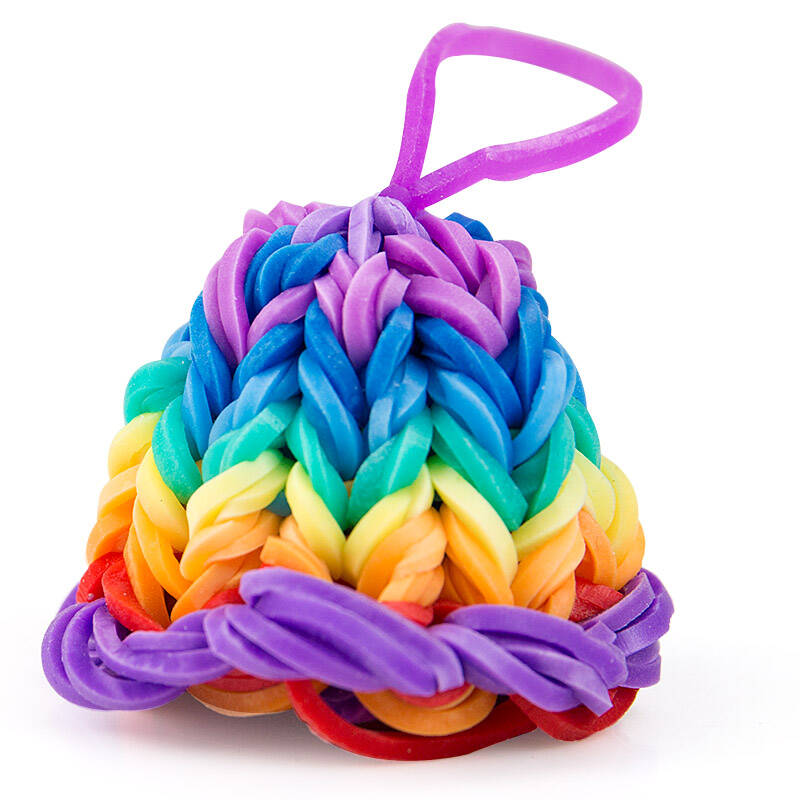 芙蓉天使 彩虹织机儿童手工彩色橡皮筋手链编织机套装
