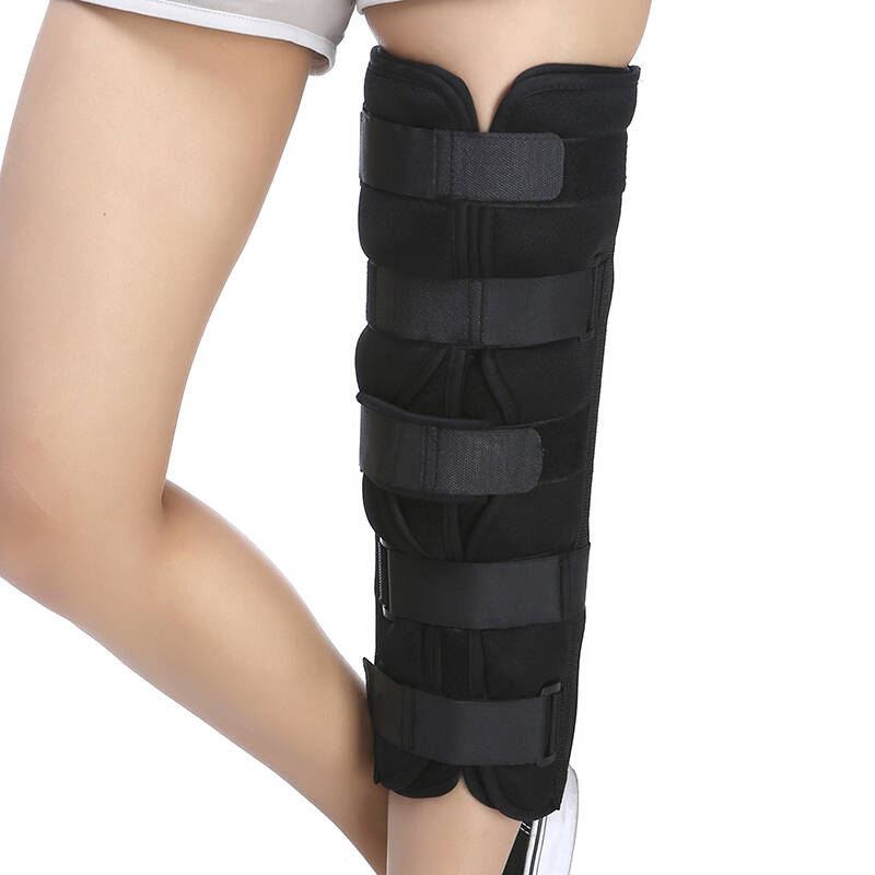 麦驰 膝盖膝关节固定支具支架可调护膝半月板损伤固定器 款式002(分