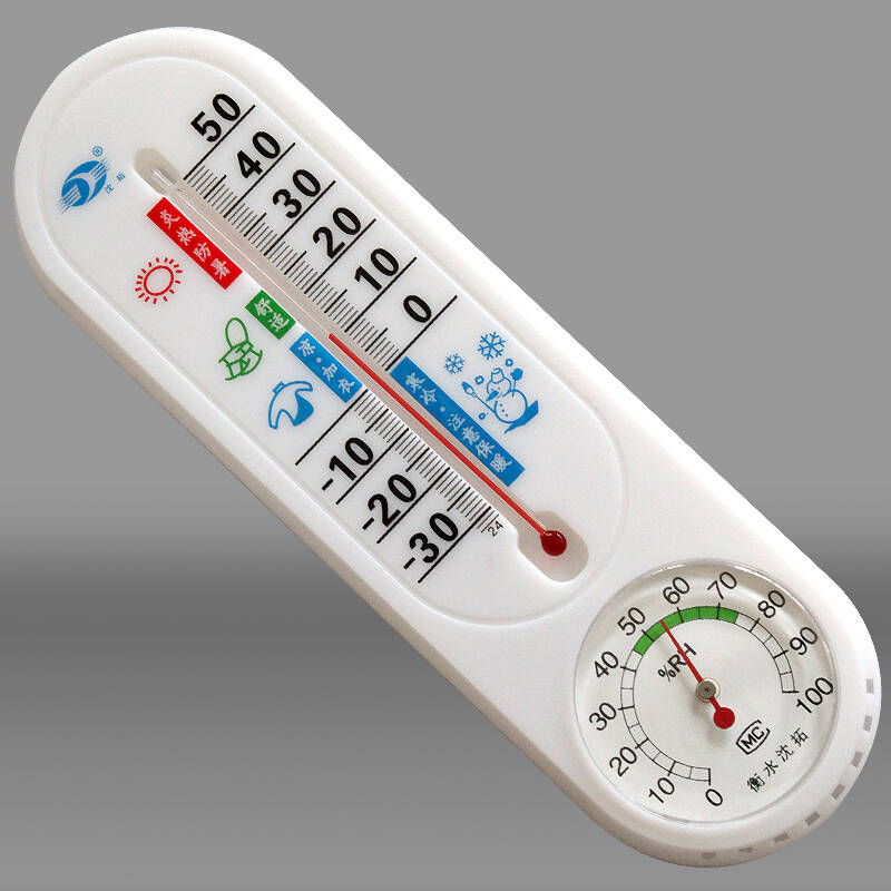 沈拓 高精度温度计 湿度计 温湿度计 婴儿室内家用指针温湿度表dywsj