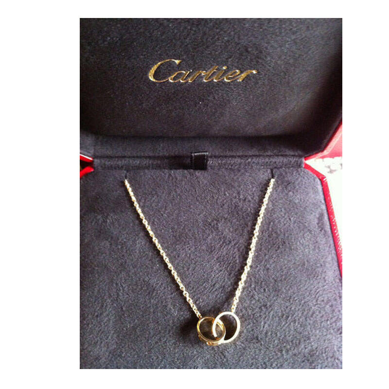 cartier 卡地亚 黄金色 18k黄金 女士leve项链 gs b7212400 18k黄金