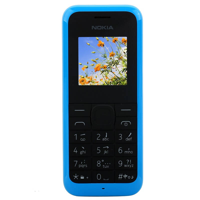 诺基亚(nokia) 105 (rm-1134) 蓝色 移动联通2g手机