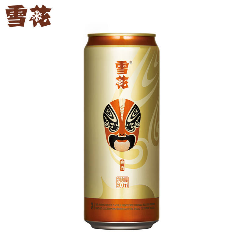 雪花啤酒脸谱11.5度 500ml单听