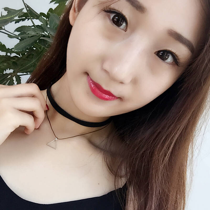 伊黛儿项链锁骨链 项链女款 韩版原宿黑色蕾丝长短款项圈女 毛衣链