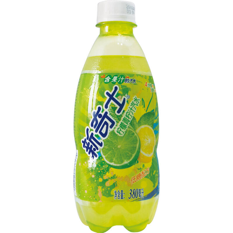 屈臣氏(watsons)新奇士柠檬青柠汽水380ml*15瓶 整箱