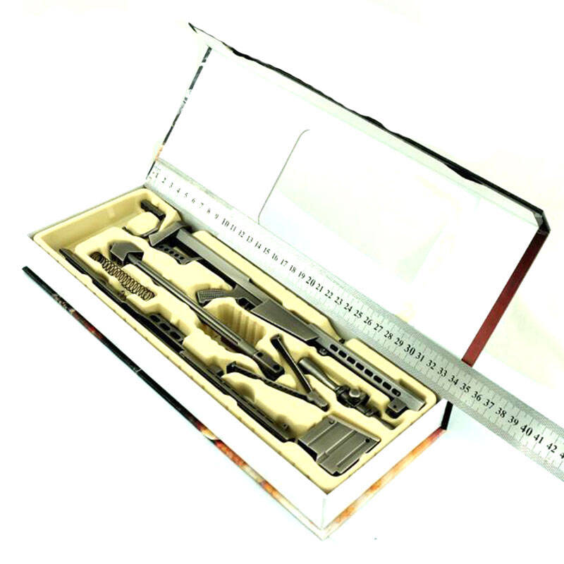 香顺可拆卸美国1:6金属巴雷特狙击枪模型军事玩具枪模型黑骑士 黑色 - 京东