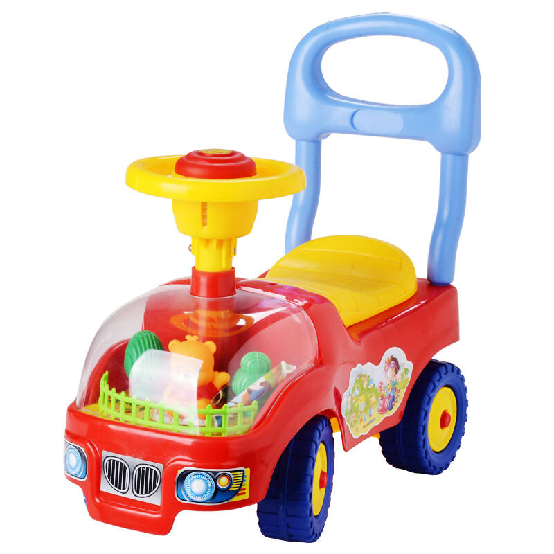 智多星A B 1-2岁儿童车踏行车宝宝可坐玩具车