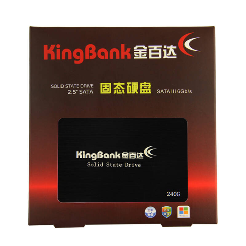 金百达(kingbank) kp310系列 240g sata 3 ssd固态硬盘240g