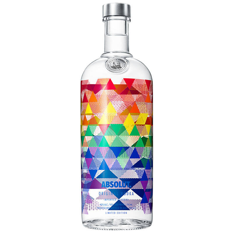 绝对伏特加(absolut vodka)洋酒 mix混调限量版伏特加酒 700ml