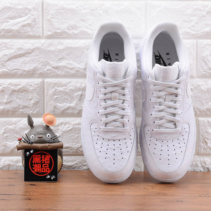 nike air force 1 纯白 af1 耐克女子休闲板鞋 空军314192-117 718152