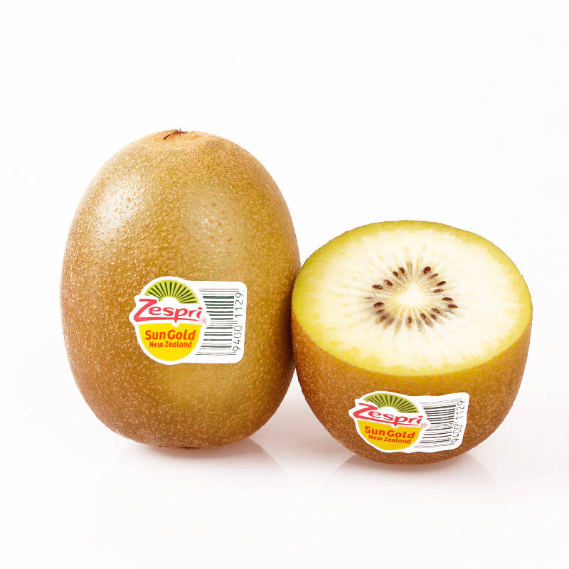 佳沛zespri 新西兰进口猕猴桃奇异果 阳光金果 12粒装 单果果重约90