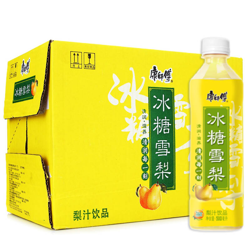 康师傅 冰糖雪梨500ml(6瓶*4)