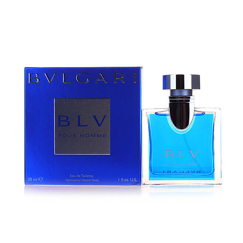 bvlgari宝格丽blv pour homme蓝茶男士香水 30ml