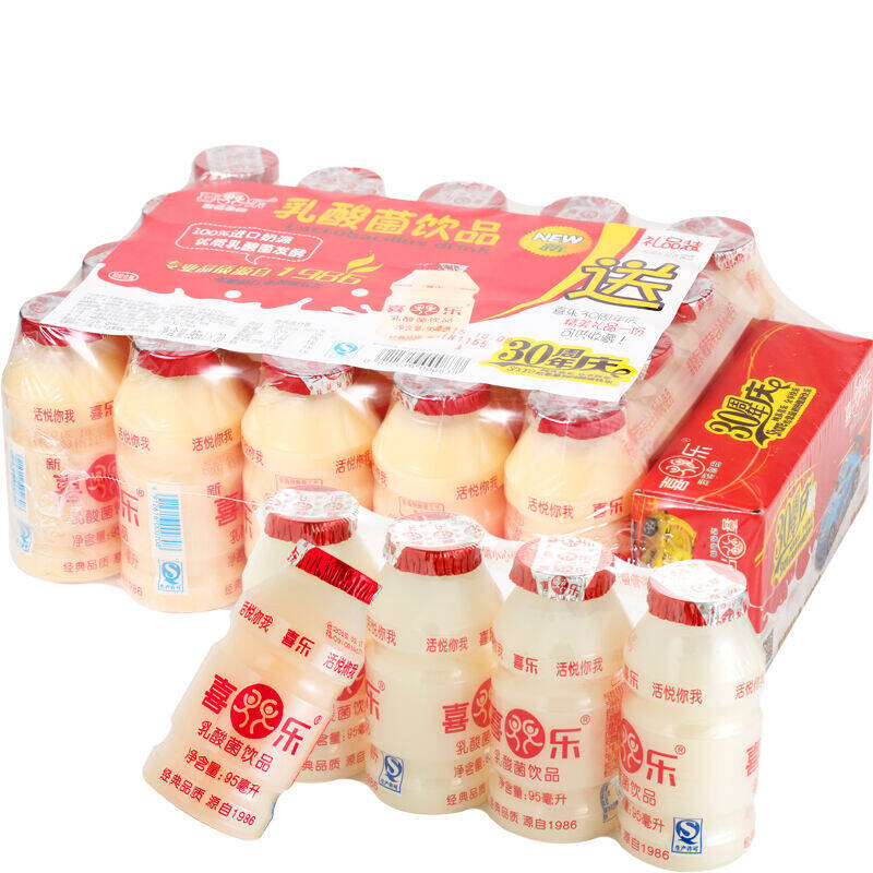 自营 【京东超市】喜乐 喜乐乳酸菌饮品 95ml*4支*5排