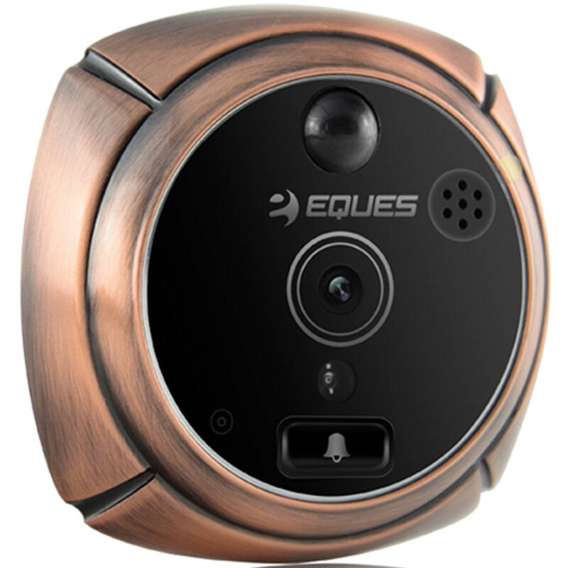 移康智能(eques)r12g 智能猫眼 电子门铃 家用监控器 智能摄像头 夜视