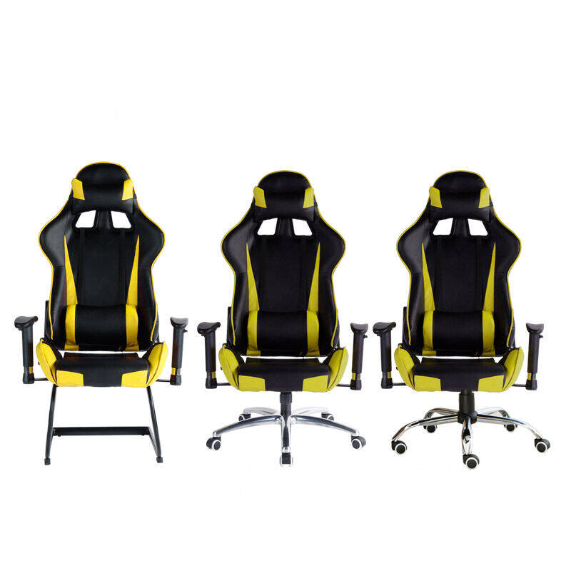 电脑椅家用电竞椅游戏网吧椅子可躺赛车椅人体工学办公座椅 pu皮款黑