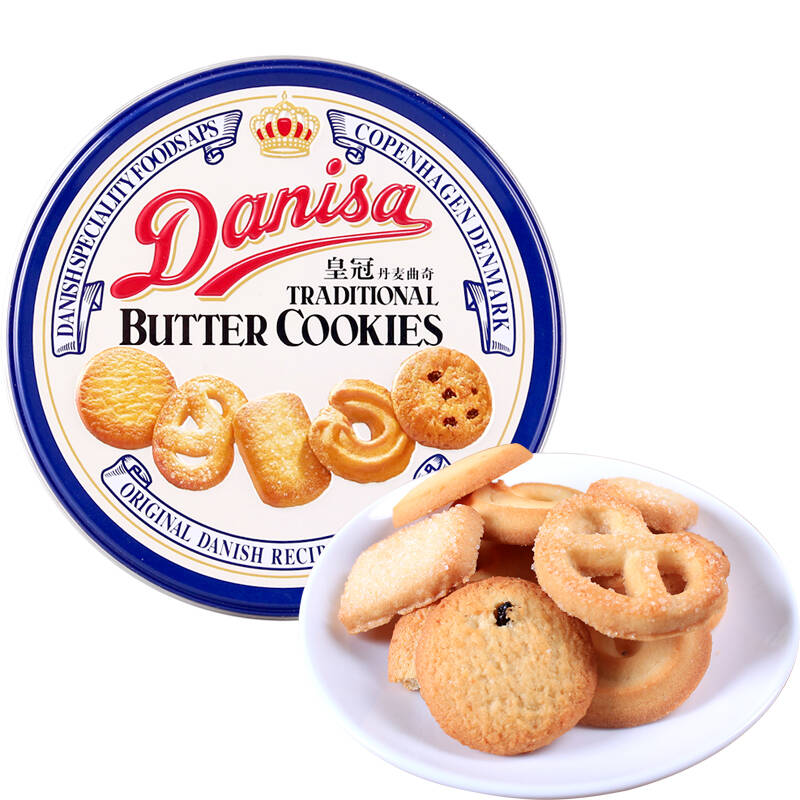 【京东超市】印尼进口 danisa 皇冠 丹麦 曲奇 饼干 200g 盒装