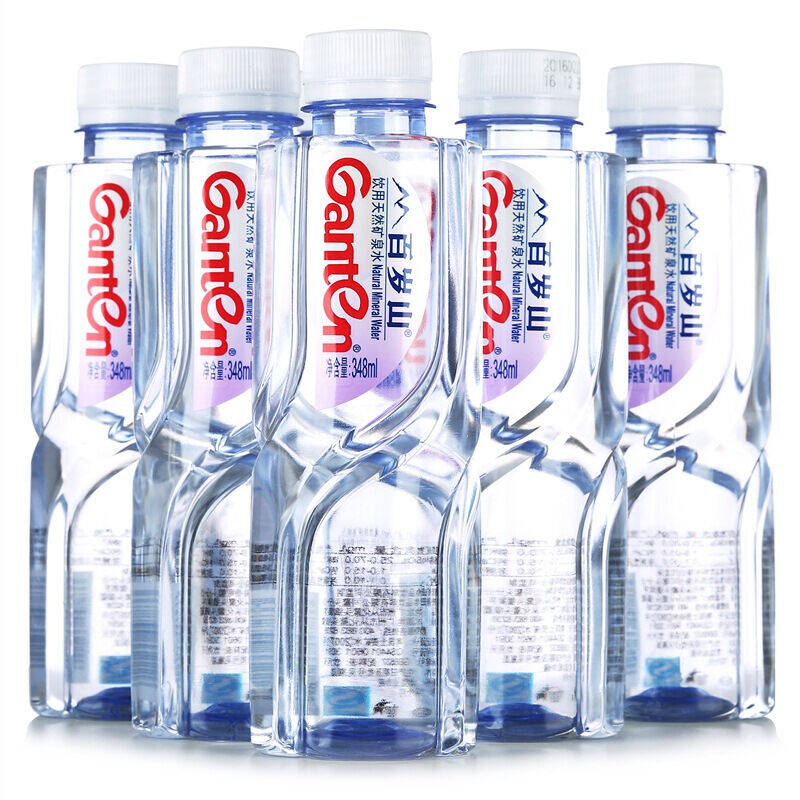 【京东超市】百岁山矿泉水348ml*6瓶 塑包装