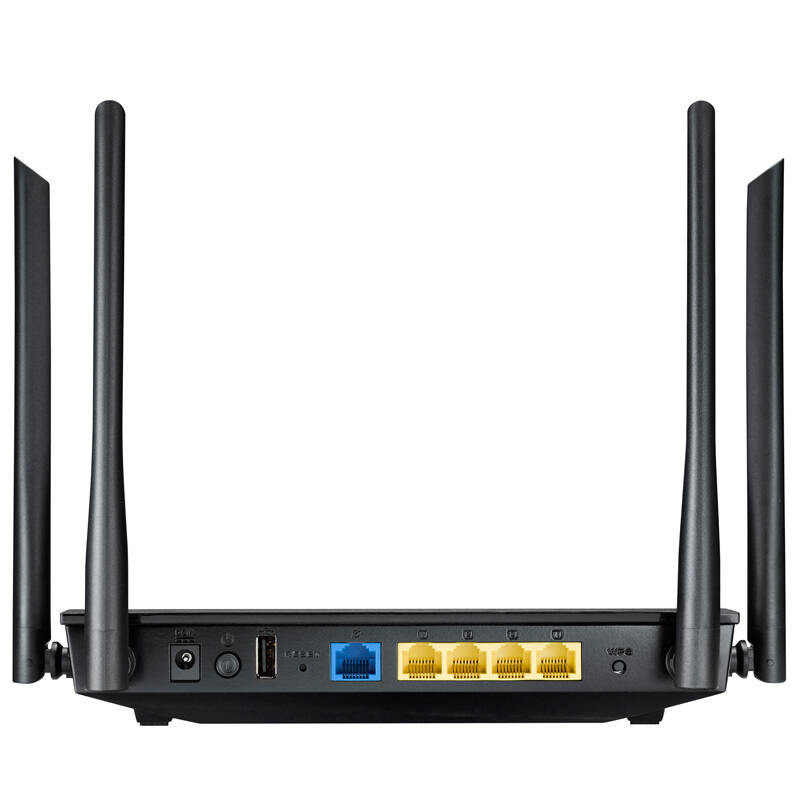华硕(asus)rt-ac1200 1200m双频低辐射wifi 5g无线路由器