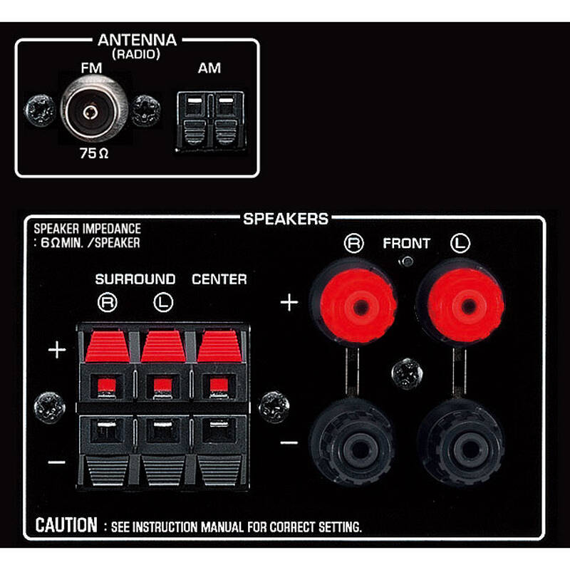 雅马哈(yamaha)rx-v381 家庭影院 音响 5.1声道av功放