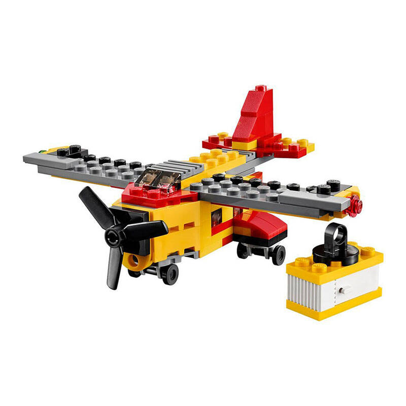 (lego)乐高积木三合一创意百变系列男孩拼装儿童玩具 货物直升机l