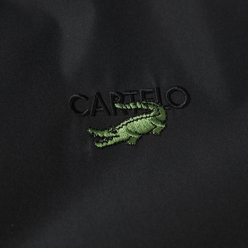 卡帝乐鳄鱼(cartelo)夹克男薄款修身立领休闲外套2016