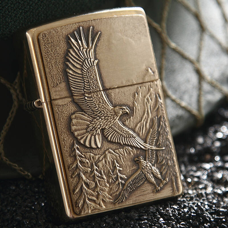 zippo打火机高山鹰20854