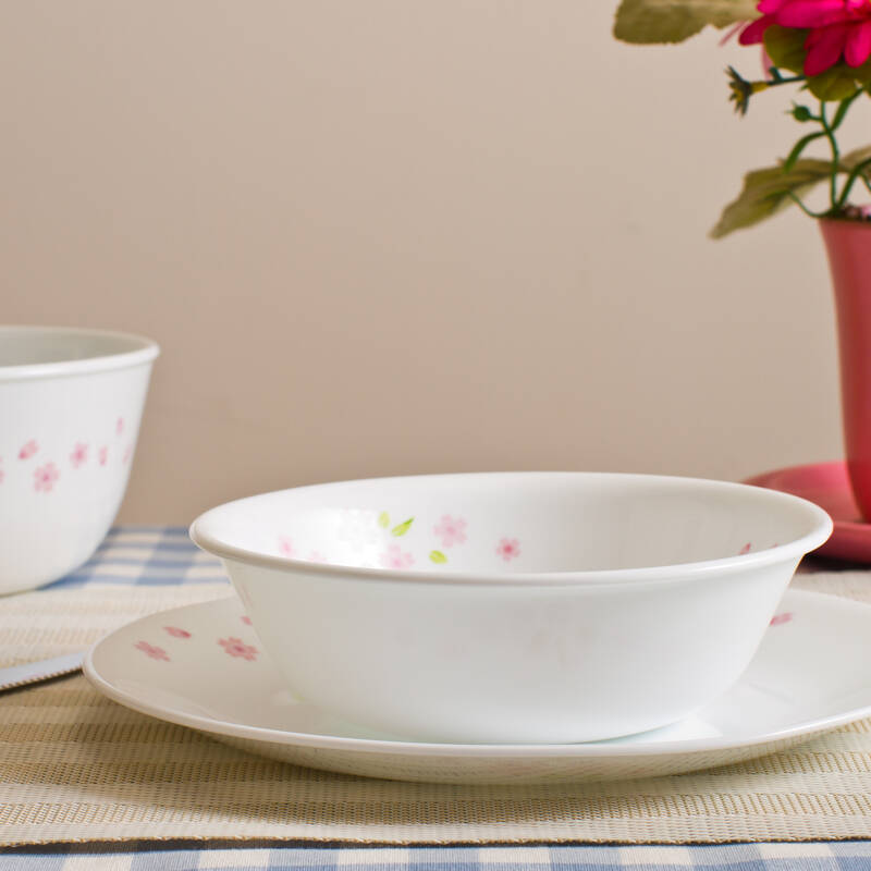 康宁餐具 corelle 9件套 碗/碟子/盘子 餐具套装 樱花系列