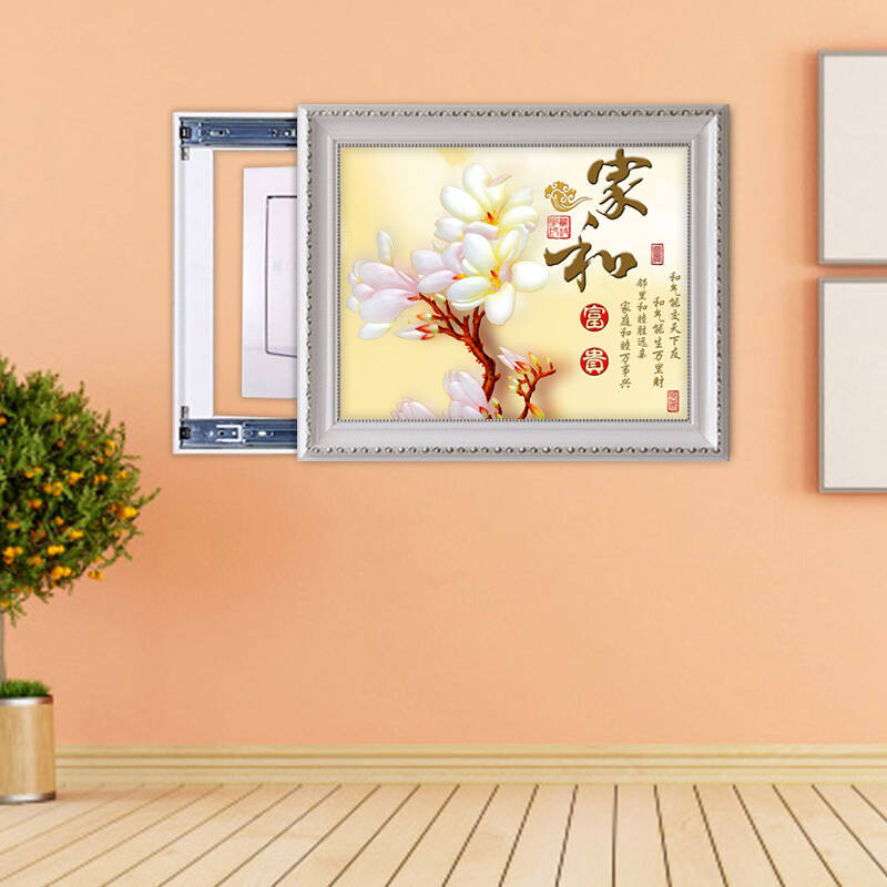 好久不见 电表箱装饰画 推拉式遮挡配电箱画 客厅沙发