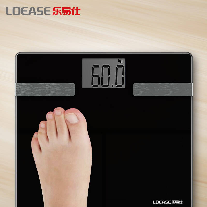 loease 智能体脂秤 蓝牙app控制体重秤脂肪秤家用健康
