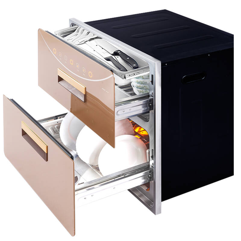 govos ztd120-x6消毒柜嵌入式家用镶嵌式三层碗筷餐具