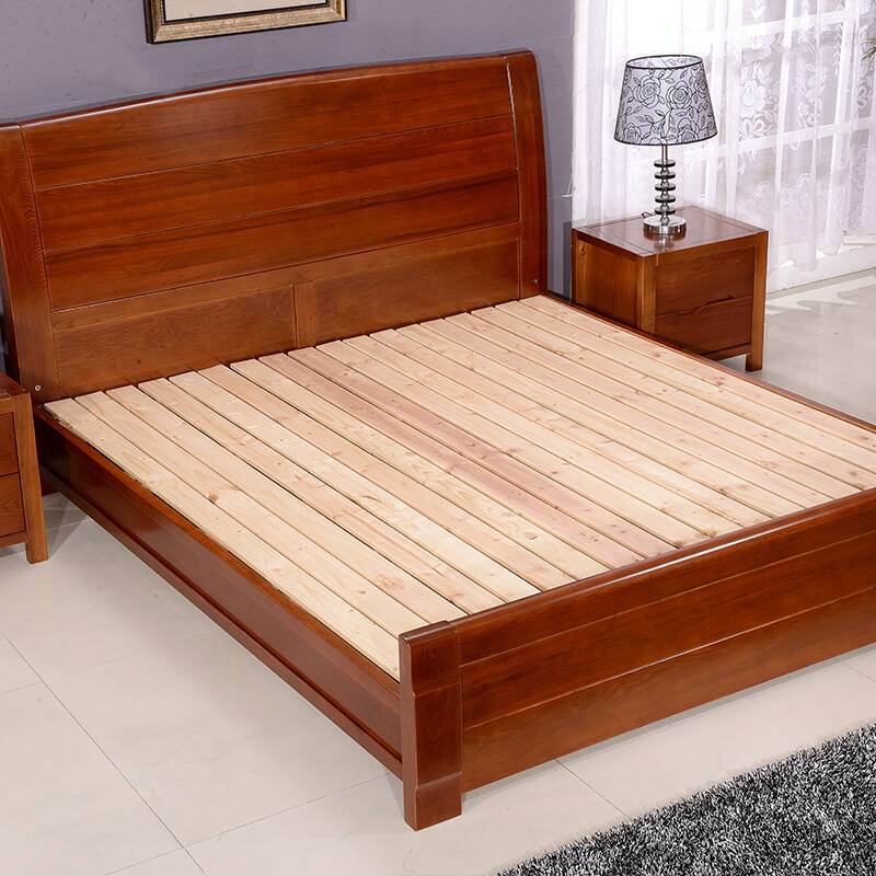 阿沙妮亚实木床双人床榆木家具榆木床实木床双人大床1.5米1.