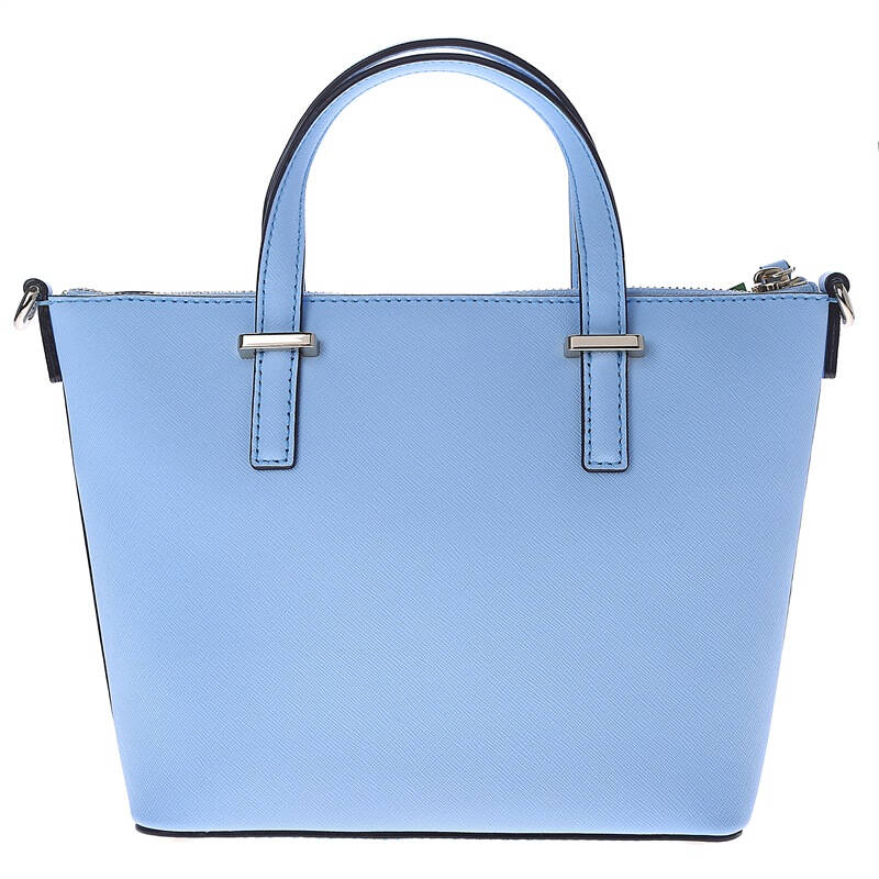 kate spade 凯特·丝蓓 女士淡蓝色十字纹简约单肩包手提包斜挎包